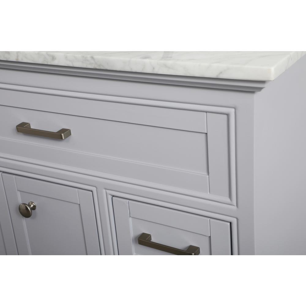 32 inch Single bathroom vanity in grey. Picture 11