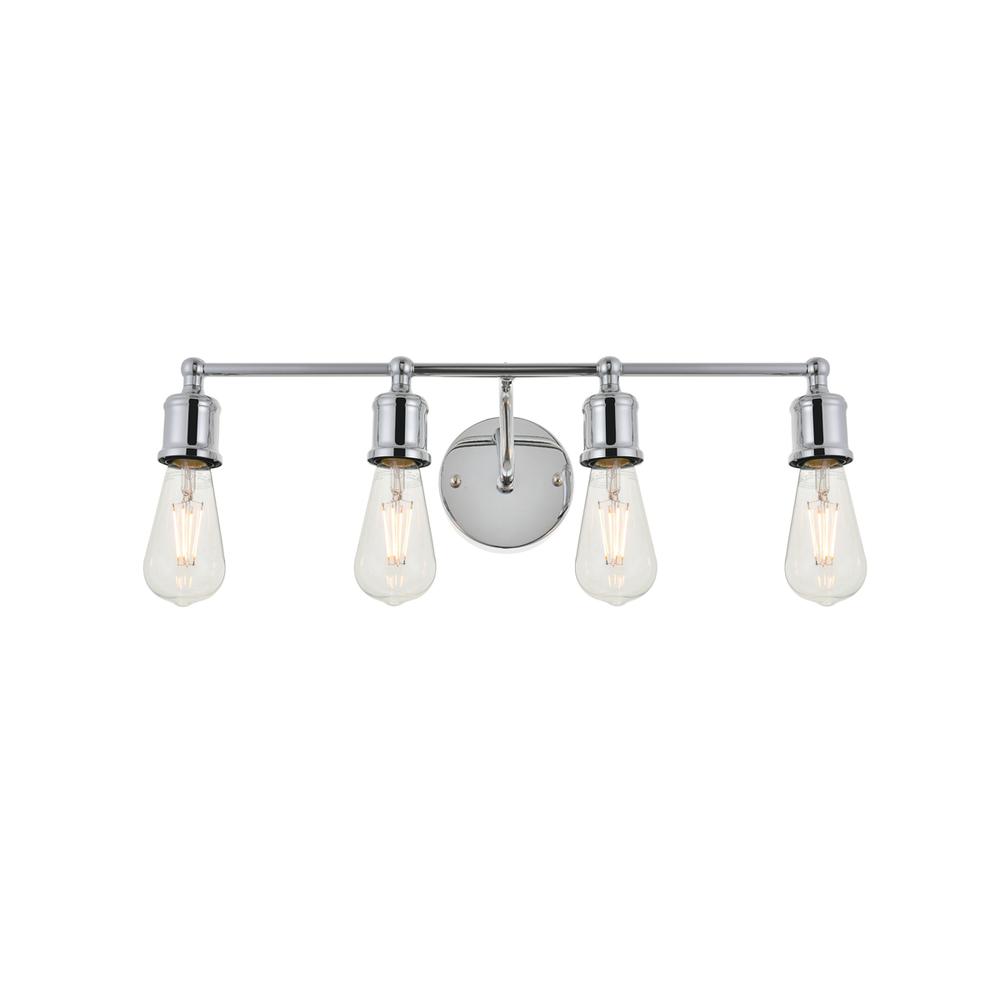Serif 4 light chrome Wall Sconce. Picture 3