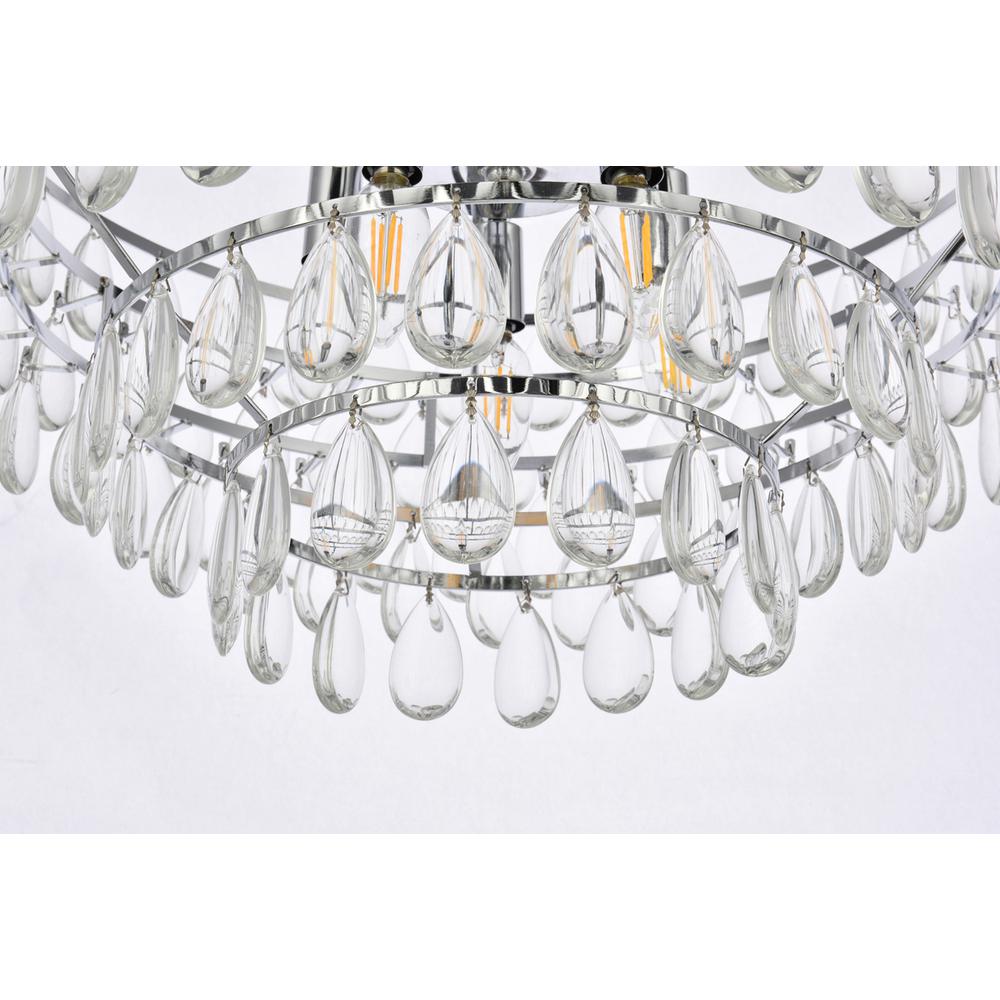 Mila 20 inch flush mount in chrome. Picture 3
