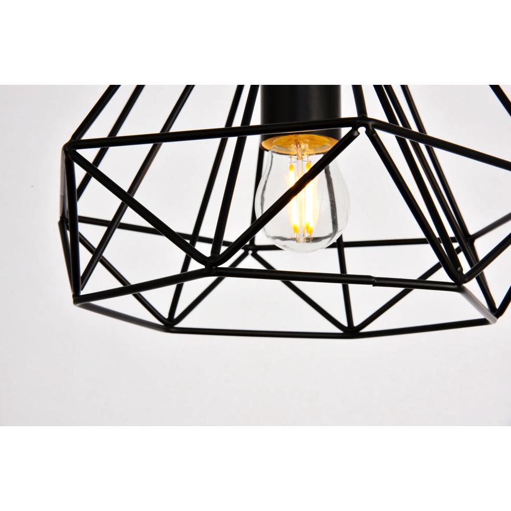Jago Collection Pendant D9.8 H9.8 Lt:1 Black Finish. Picture 4