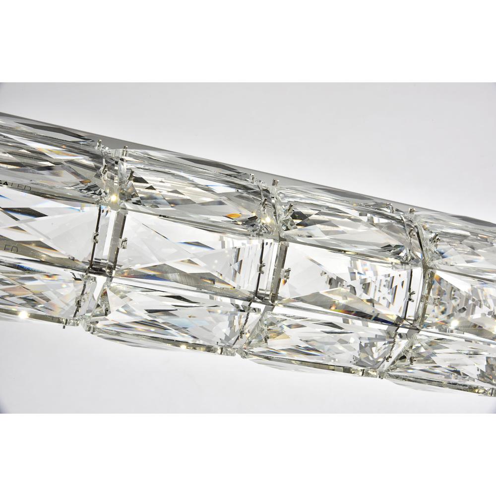 Valetta Integrated LED chip light Chrome Chandelier Clear Royal Cut Crystal. Picture 5