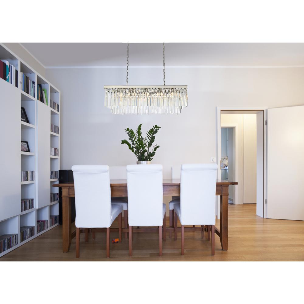 Sydney 12 light polished nickel Chandelier Clear Royal Cut Crystal. Picture 7
