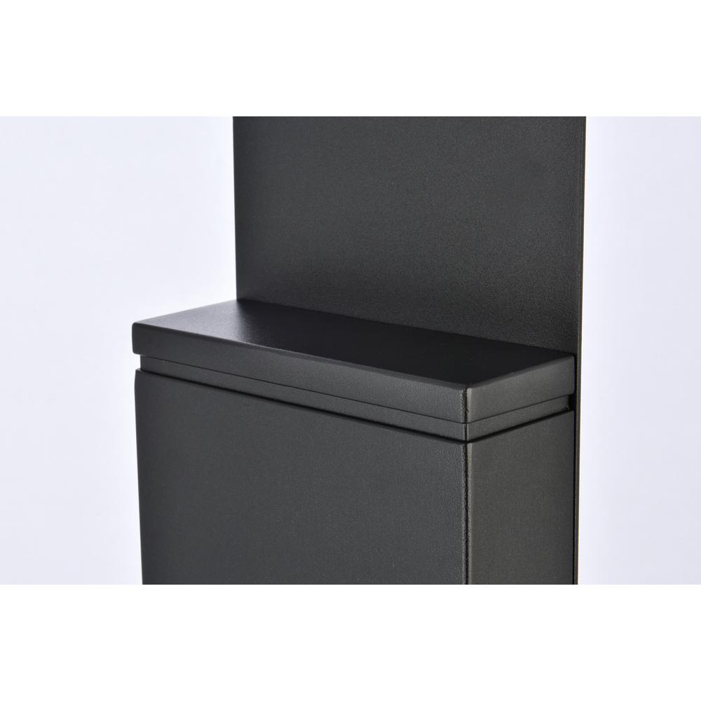 Raine Integrated LED wall sconce  in black. Picture 3