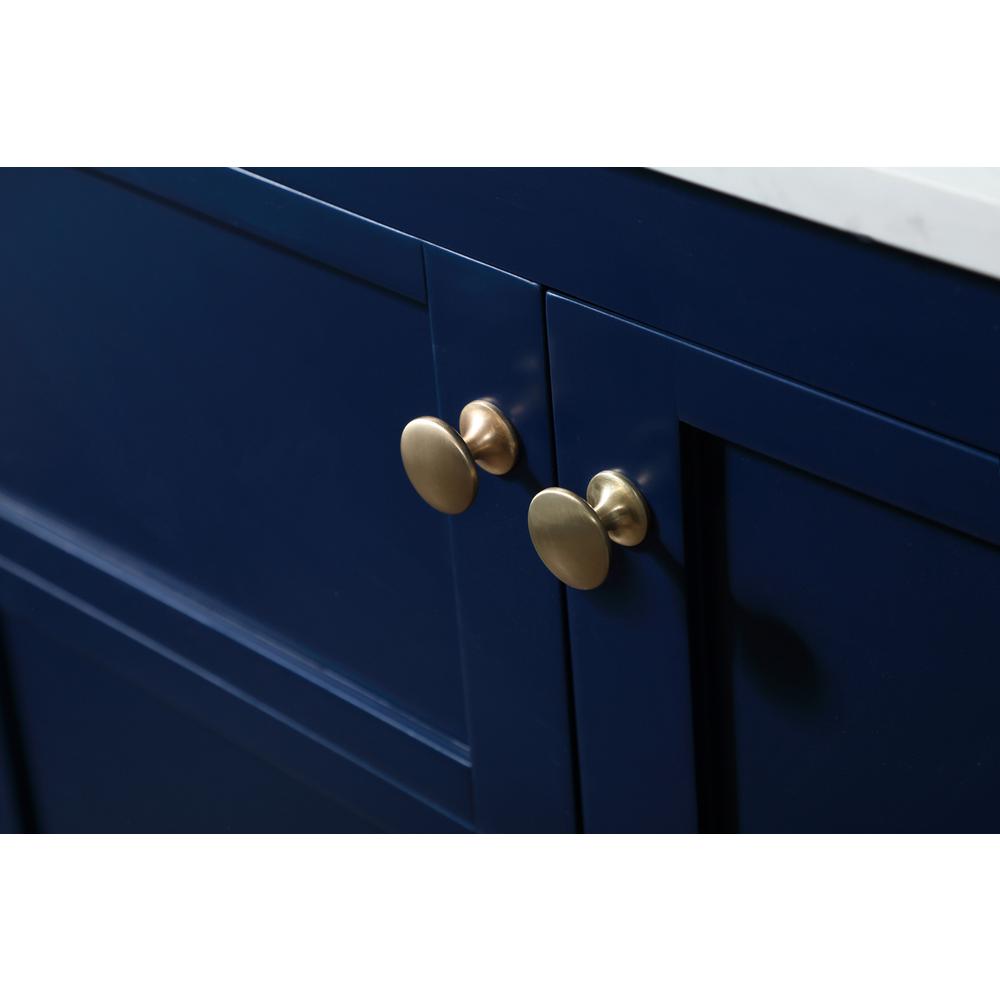 60 inch Single bathroom vanity in blue. Picture 12
