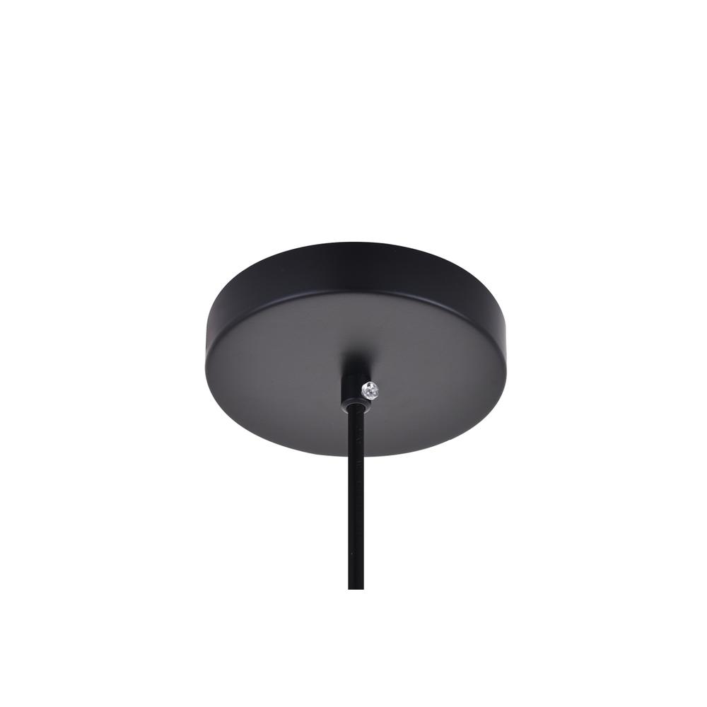 Miya 1 Light Black Pendant. Picture 5
