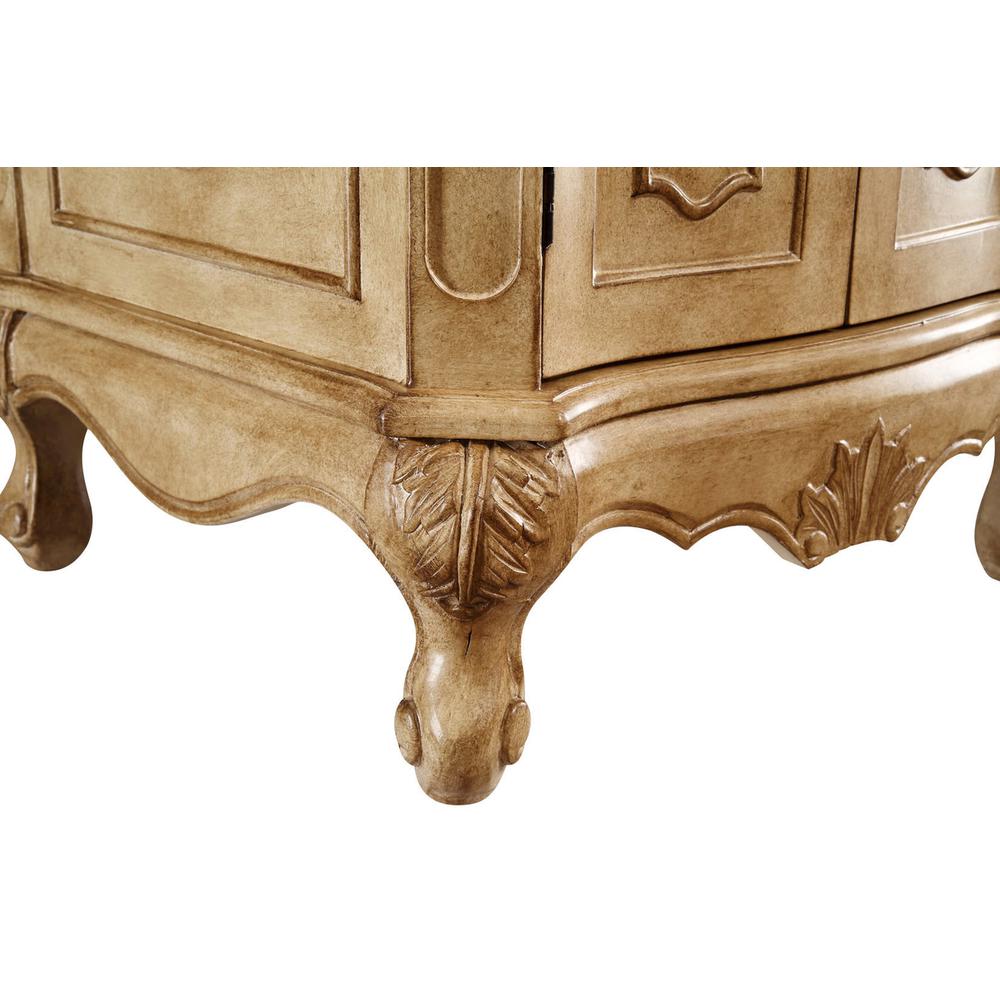 24 inch Single Bathroom vanity in Antique Beige. Picture 4