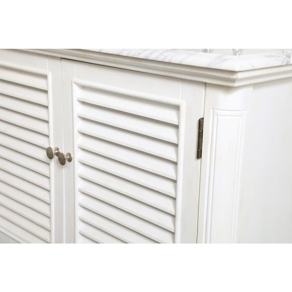 36 inch Single Bathroom Vanity in Antique White. Picture 11