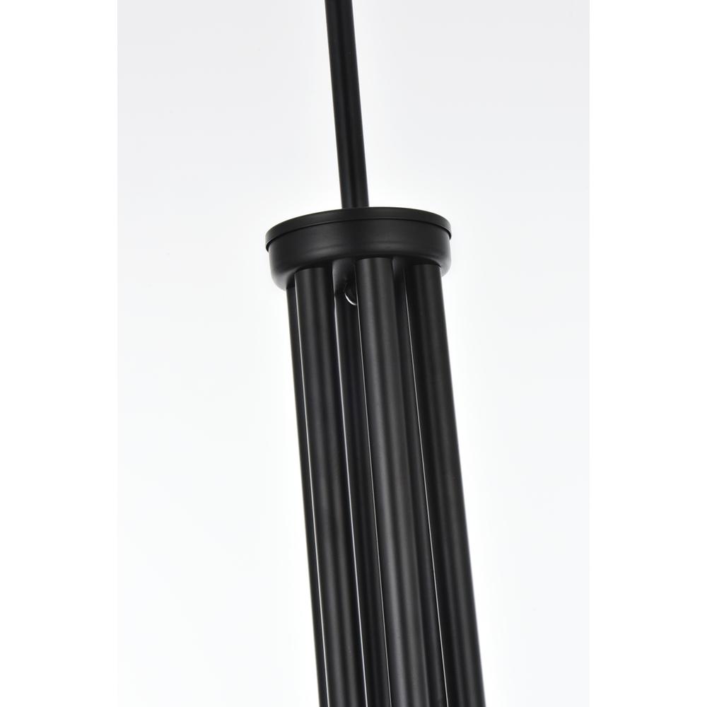 Layne 36 inch chandelier in Black. Picture 4