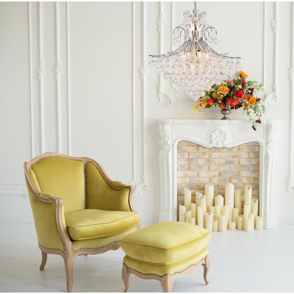 Toureg 15 light Chrome Chandelier Clear Royal Cut Crystal. Picture 9