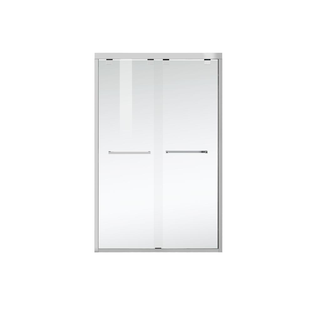 Semi-frameless shower door 48 x 76 Polished Chrome. Picture 10