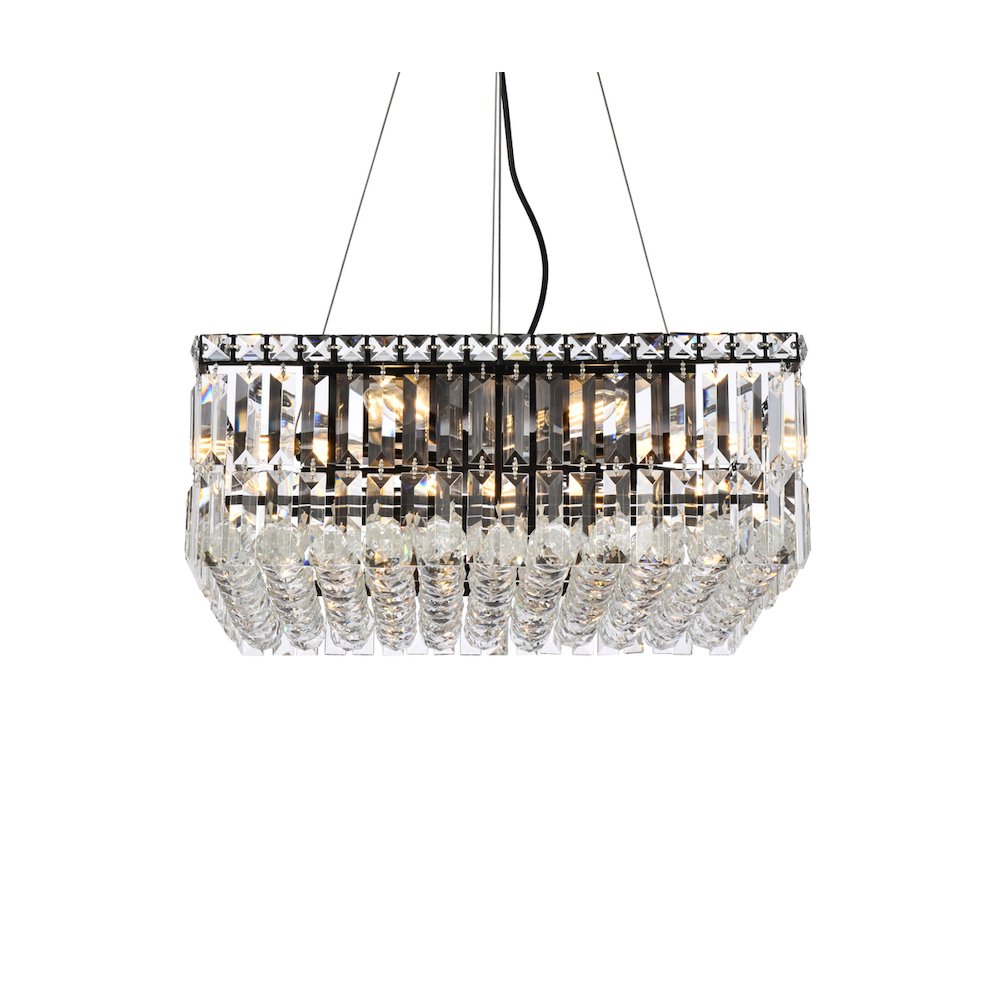Maxime 20 Inch Black Chandelier. Picture 3