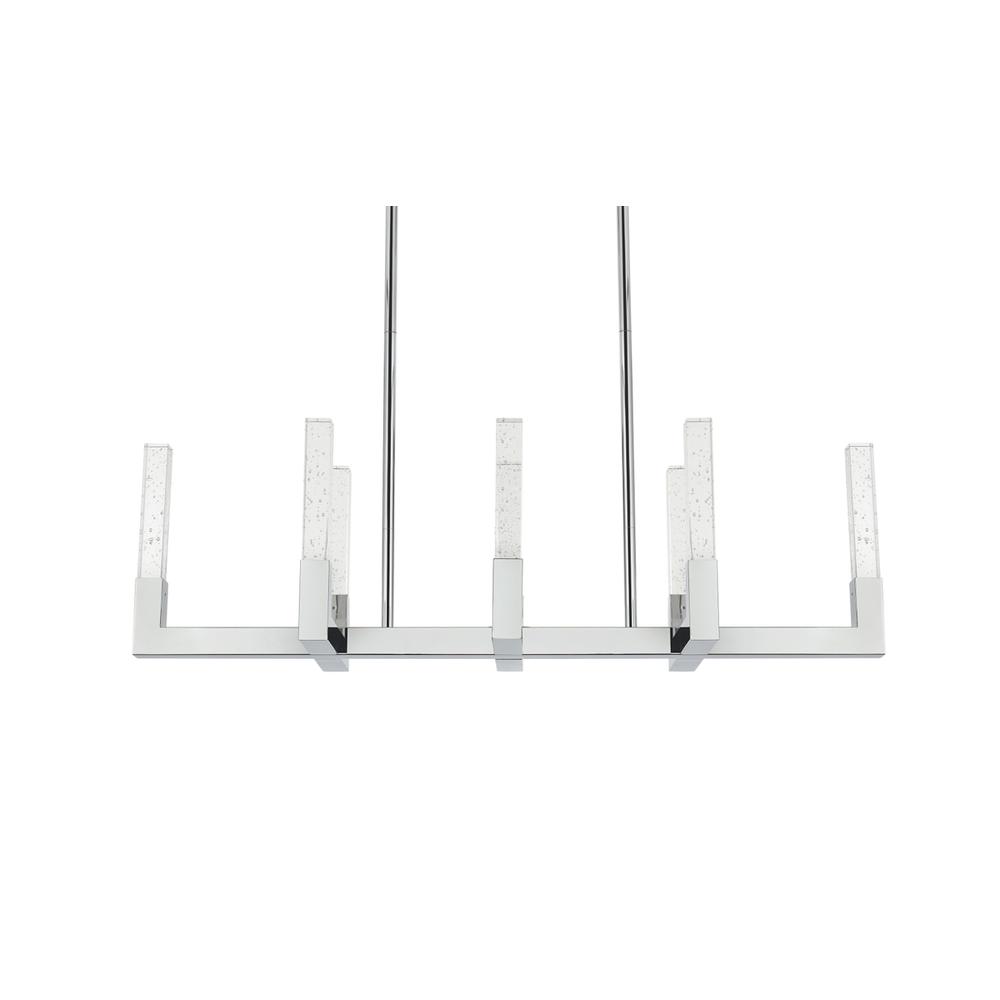 Noemi 42 inch Adjustable LED Pendant in Chrome. Picture 2