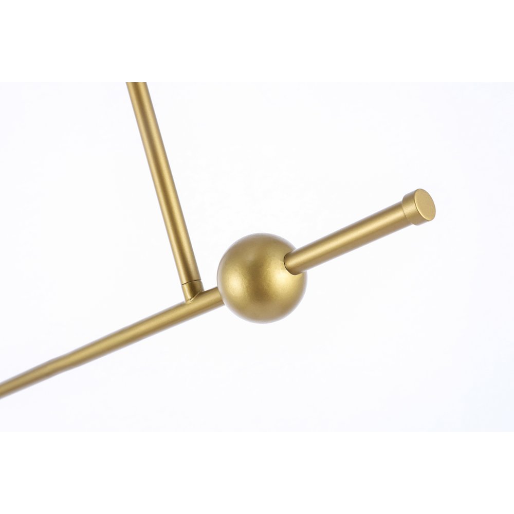 Brees 1 Light Brass Pendant. Picture 11