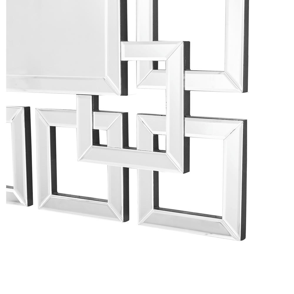 Sparkle 31.5 in. Contemporary Rectangle Mirror in Clear. Picture 2