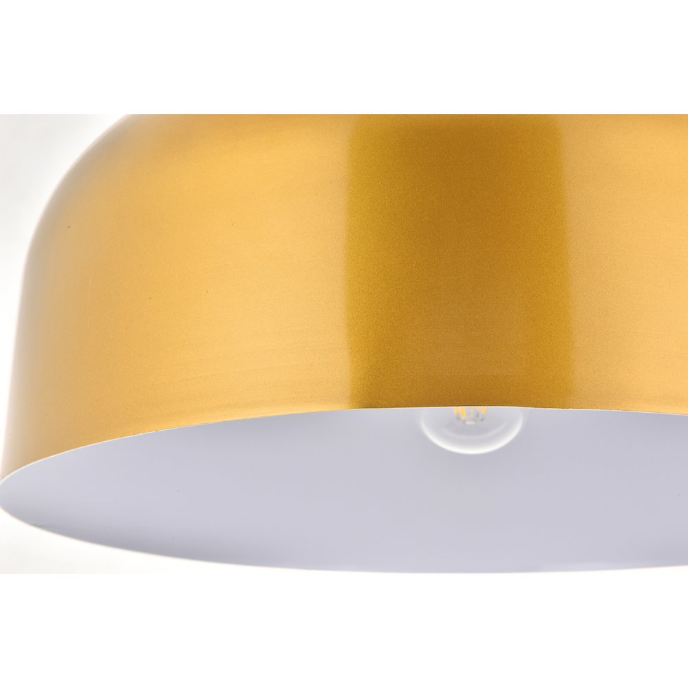 Etude 1 Light Satin Gold Pendant. Picture 11