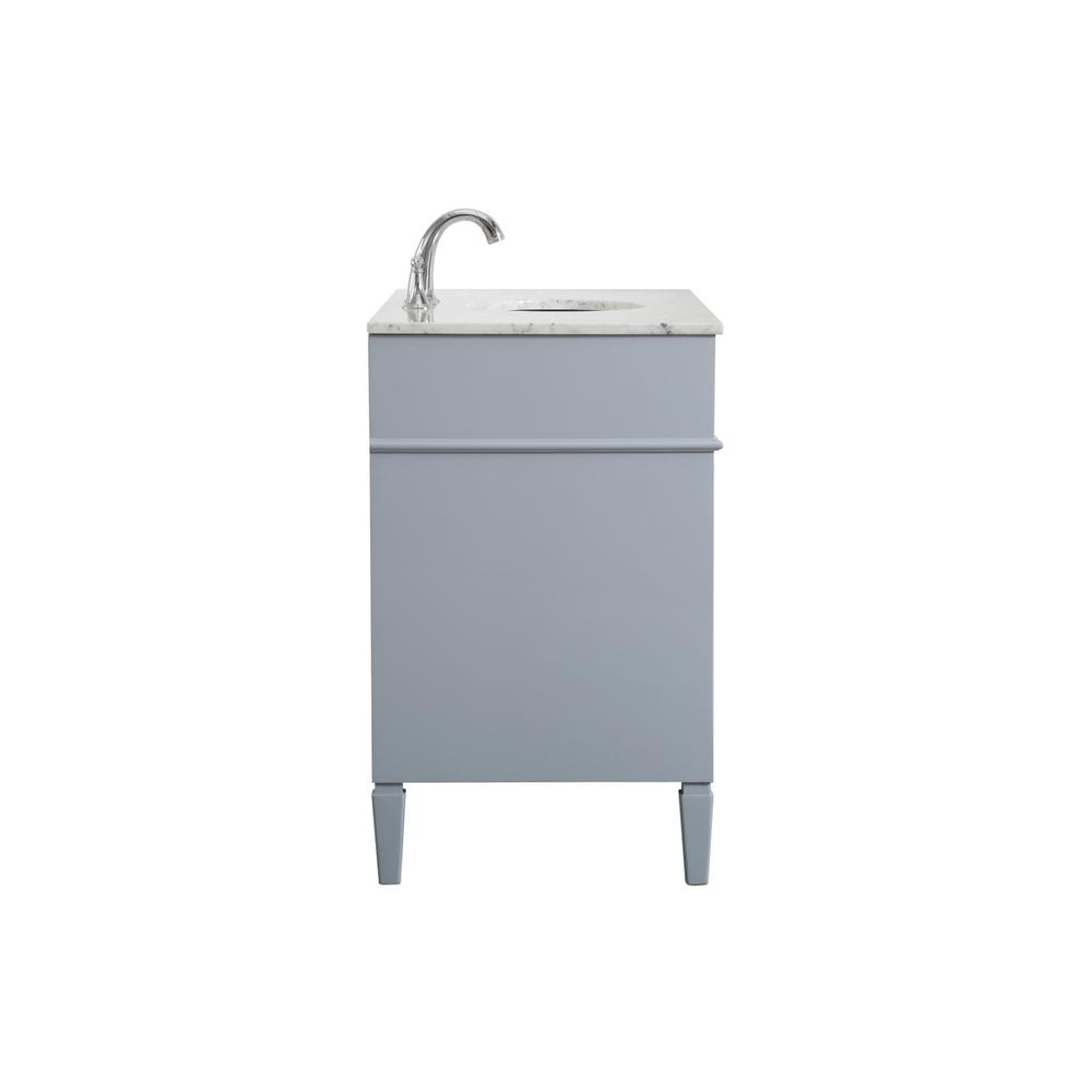 42 inch Single bathroom vanity in grey. Picture 11