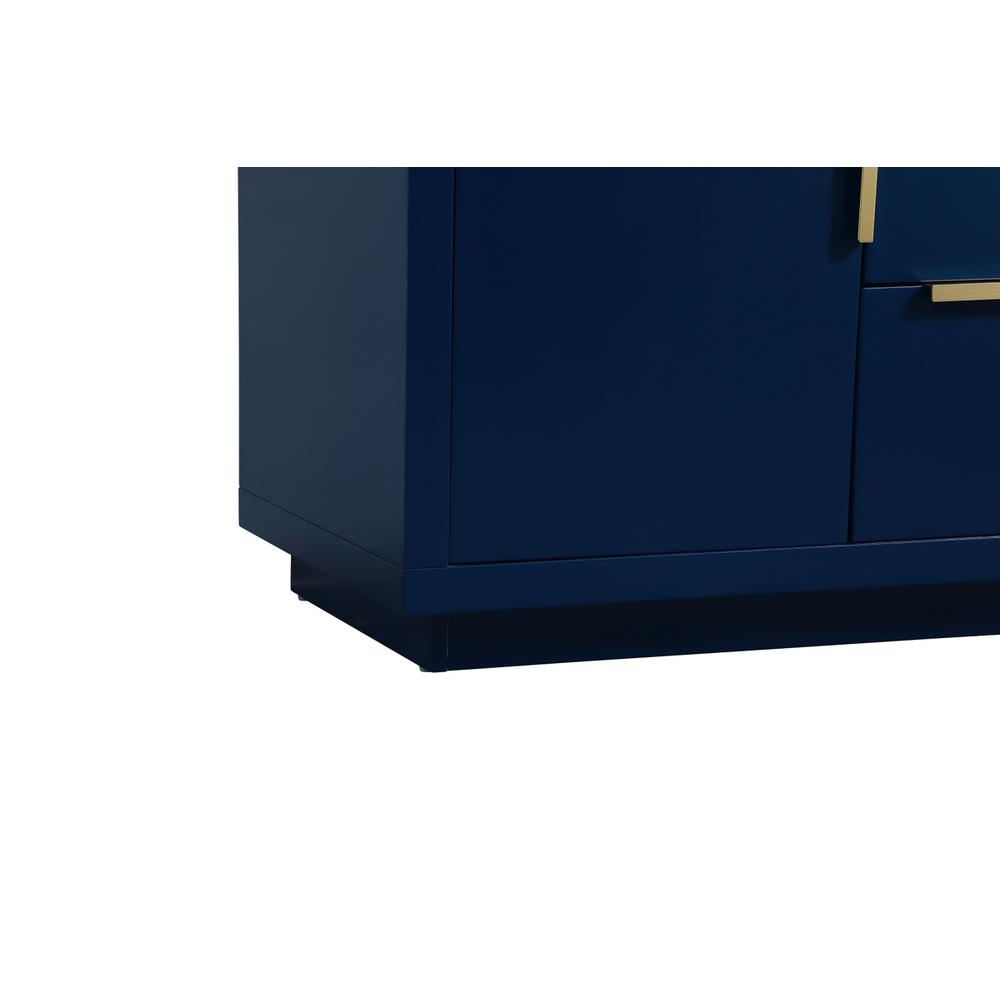 30 inch Single bathroom vanity in blue. Picture 13