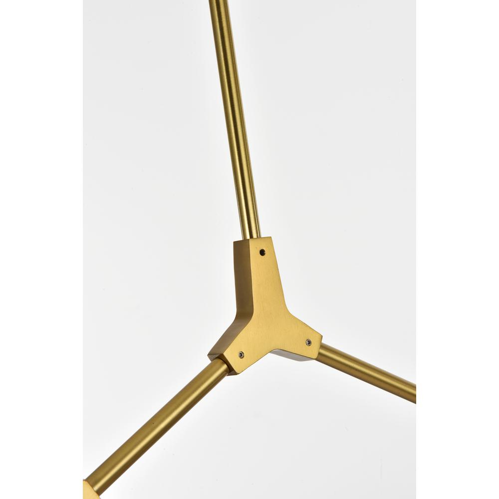 Cavoli 70 inch Chandelier in Brass. Picture 4