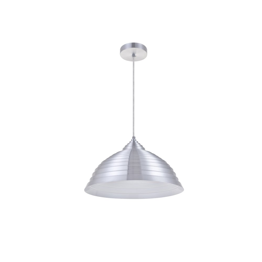 Circa 1 Light Burnished Nickel Pendant. Picture 7