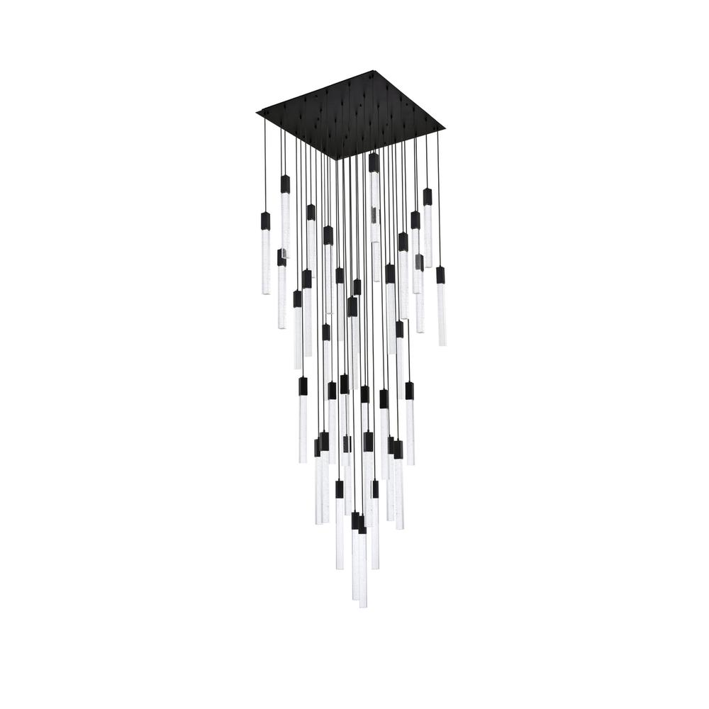 Weston 36 lights pendant in black. Picture 6
