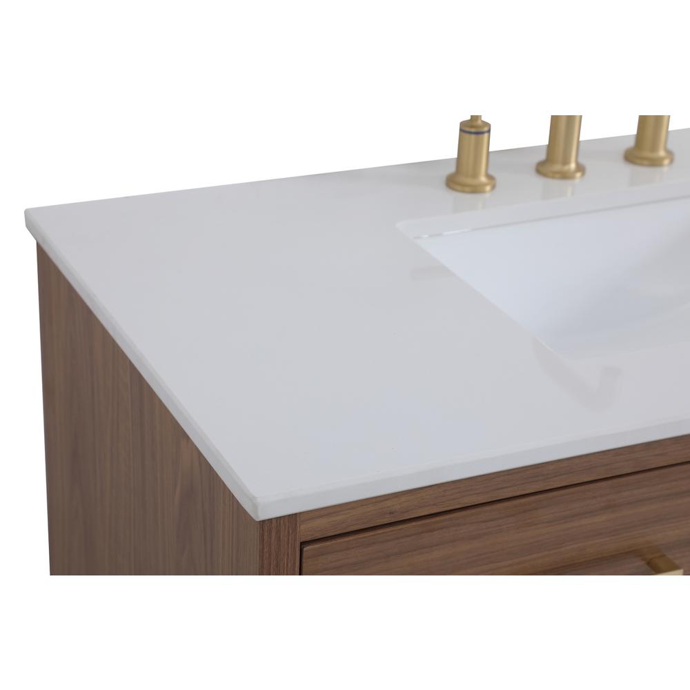 42 inch bathroom vanity in Walnut Brown. Picture 11