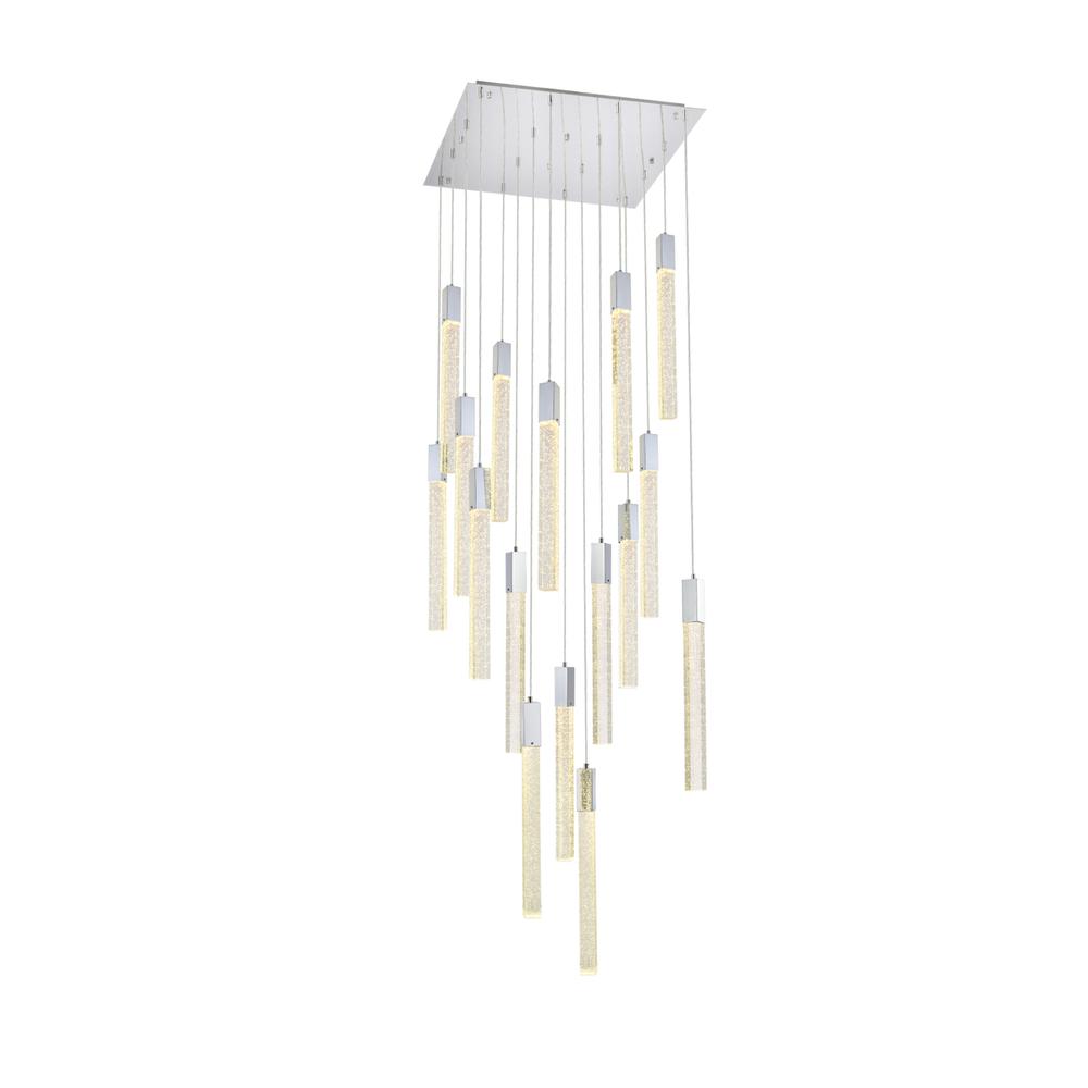 Weston 16 lights pendant in chrome. Picture 2