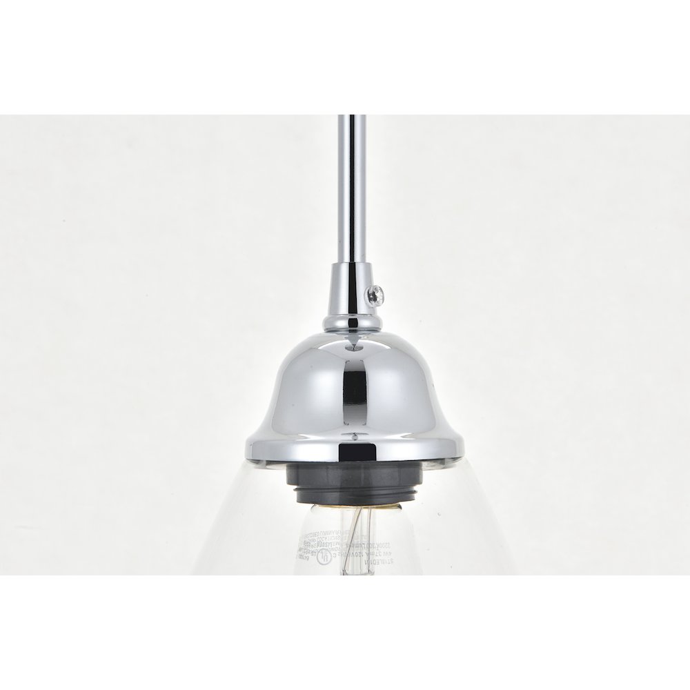 Histoire 3 Light Chrome Pendant. Picture 11