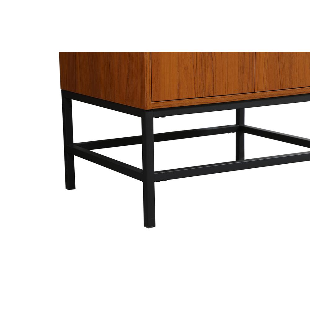 24 inch Single bathroom vanity in teak. Picture 13