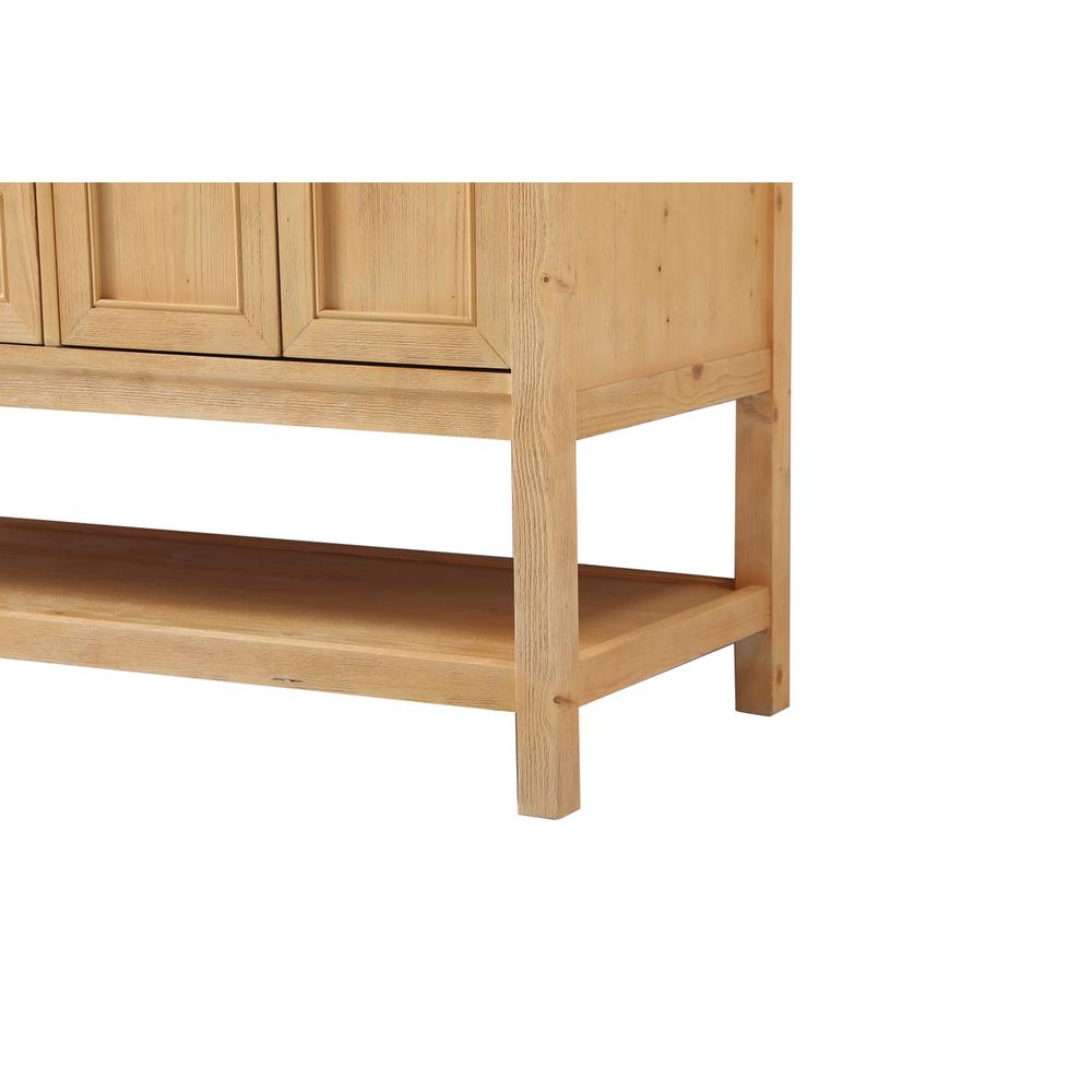 60 inch double bathroom vanity in natural wood. Picture 13