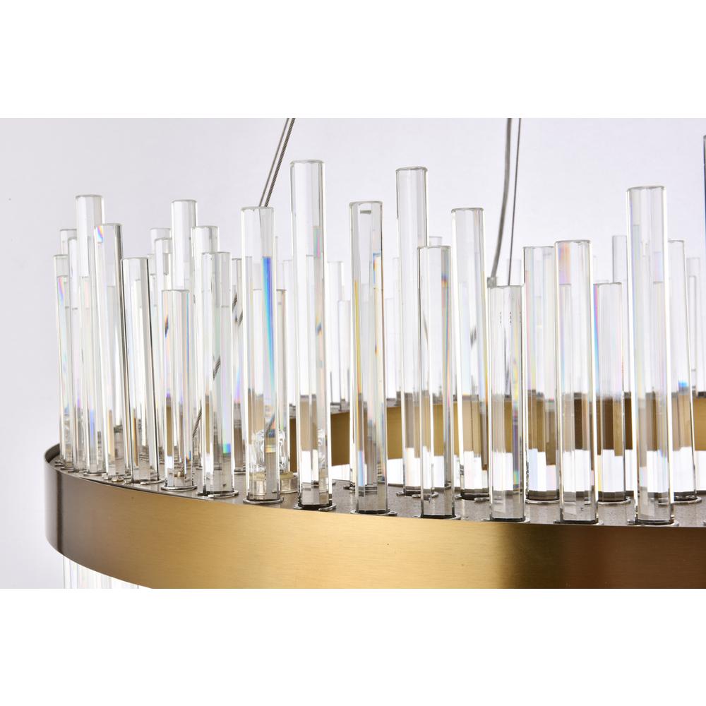 Dallas 18 light Gold Chandelier Clear Royal Cut Crystal. Picture 5