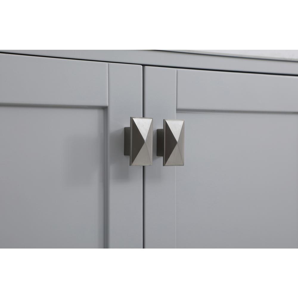 42 inch Single Bathroom Vanity in Gray. Picture 12