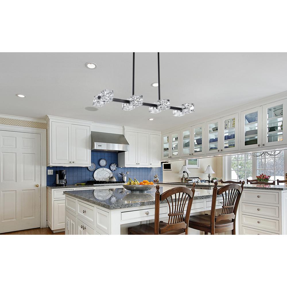 Lyra 30 inch Pendant Light in Black. Picture 7