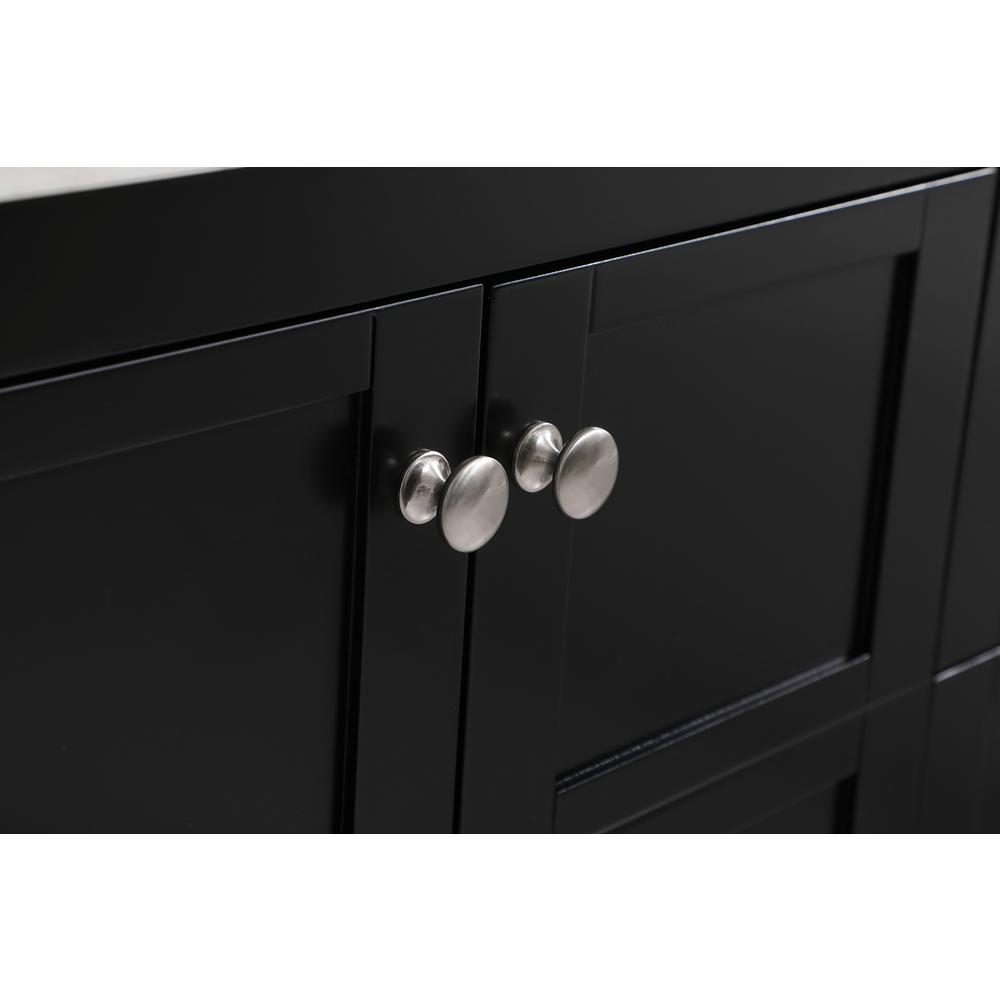 36 inch Single Bathroom Vanity in Black. Picture 12