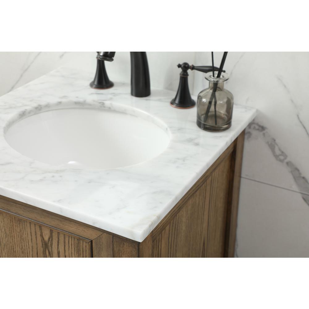 19 inch Single bathroom vanity in driftwood. Picture 5