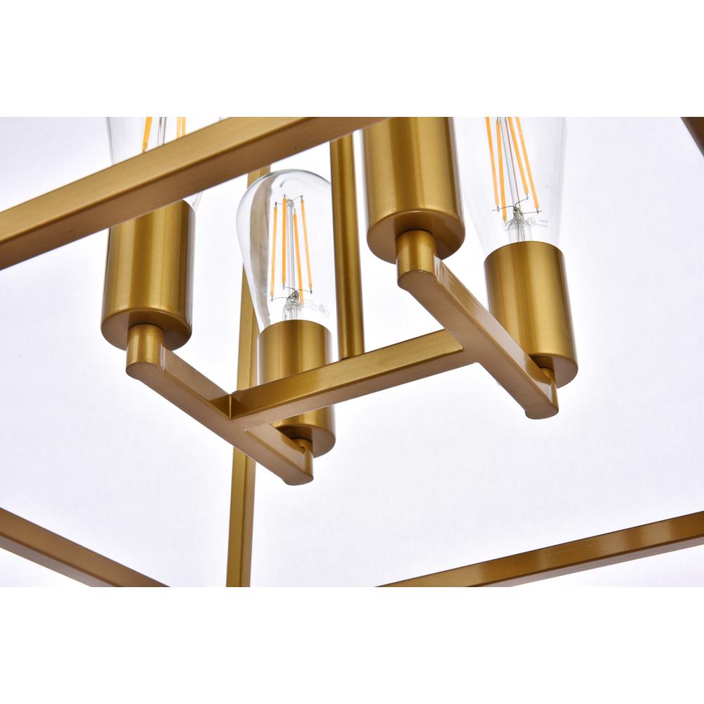 Declan 16 inch pendant in brass. Picture 3