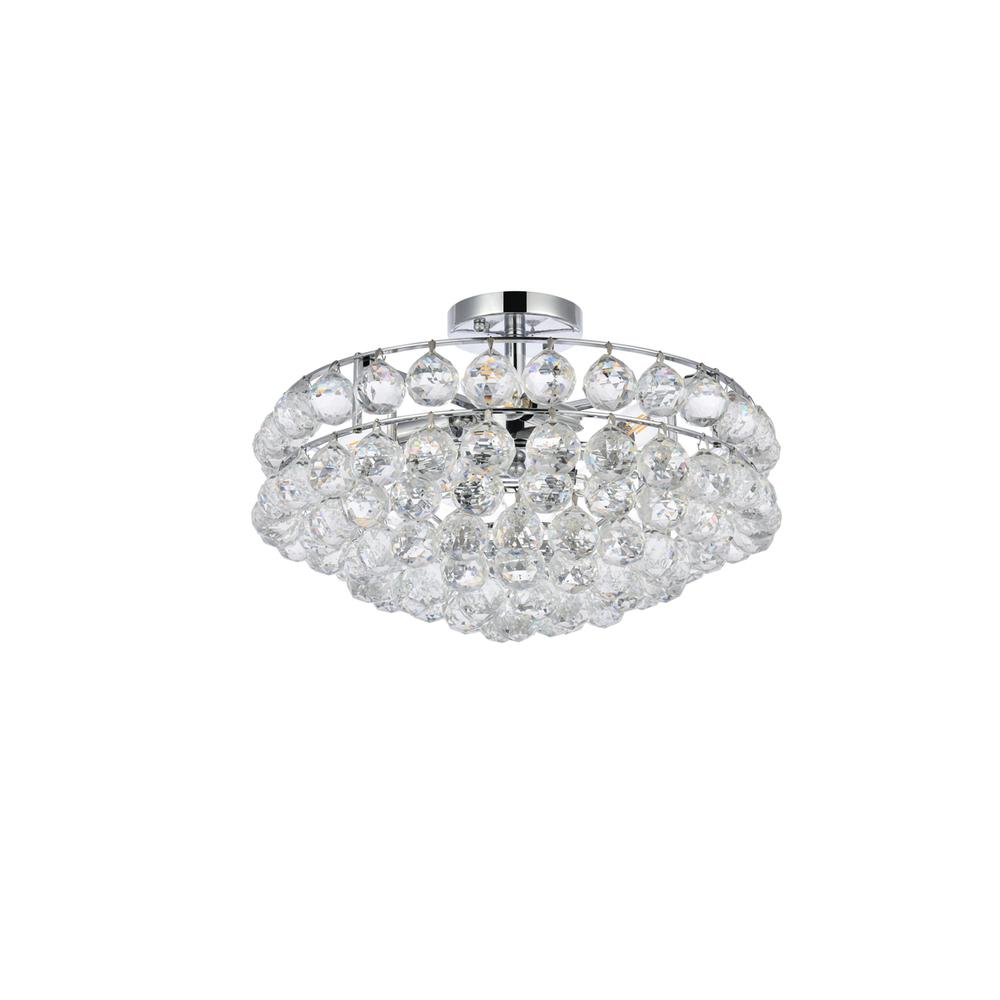 Savannah 18 inch flush mount in chrome. Picture 6