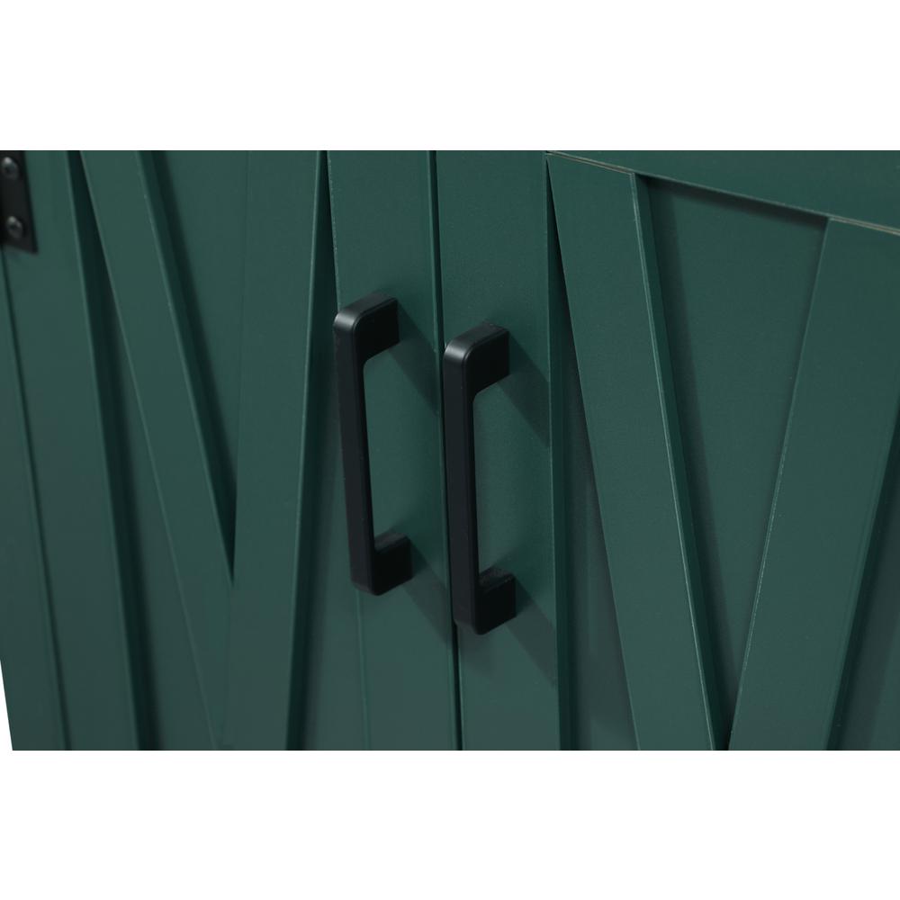 32 inch Single bathroom vanity in green. Picture 12