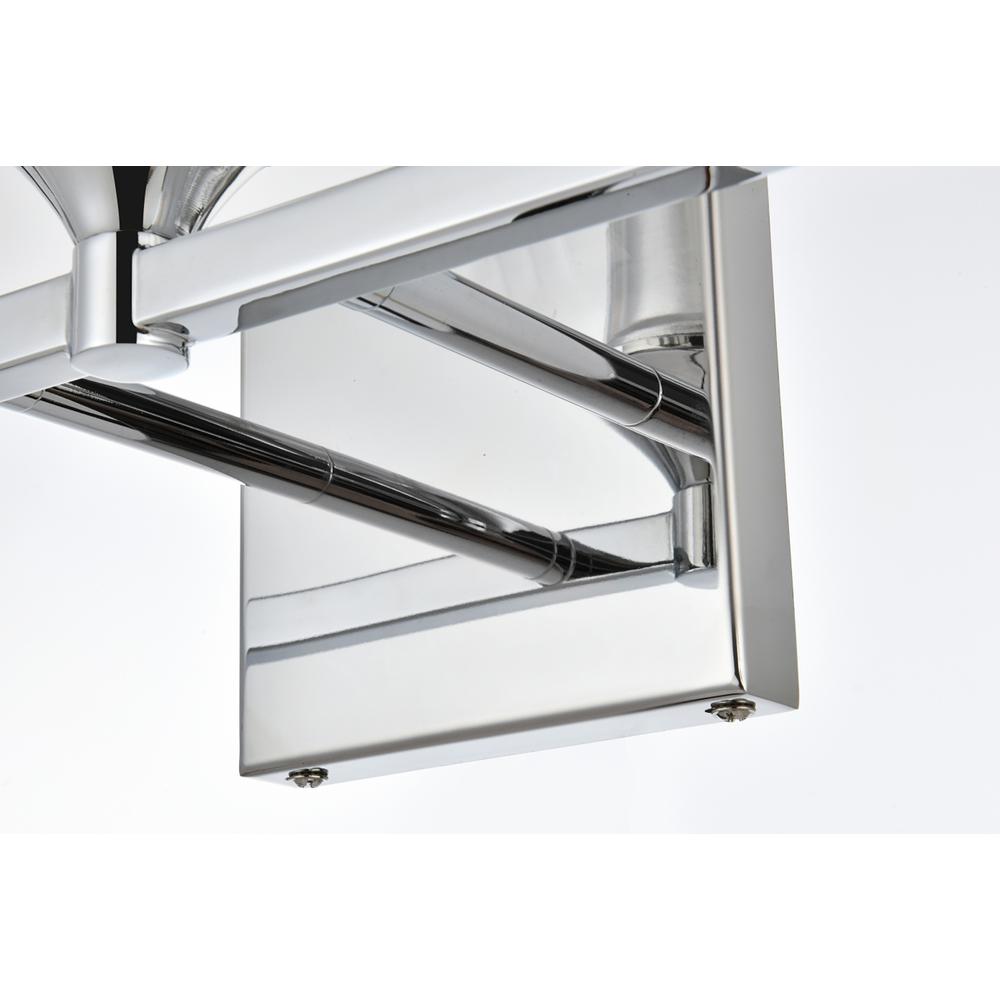 Foster 3 light Chrome and Clear Bath Sconce. Picture 6