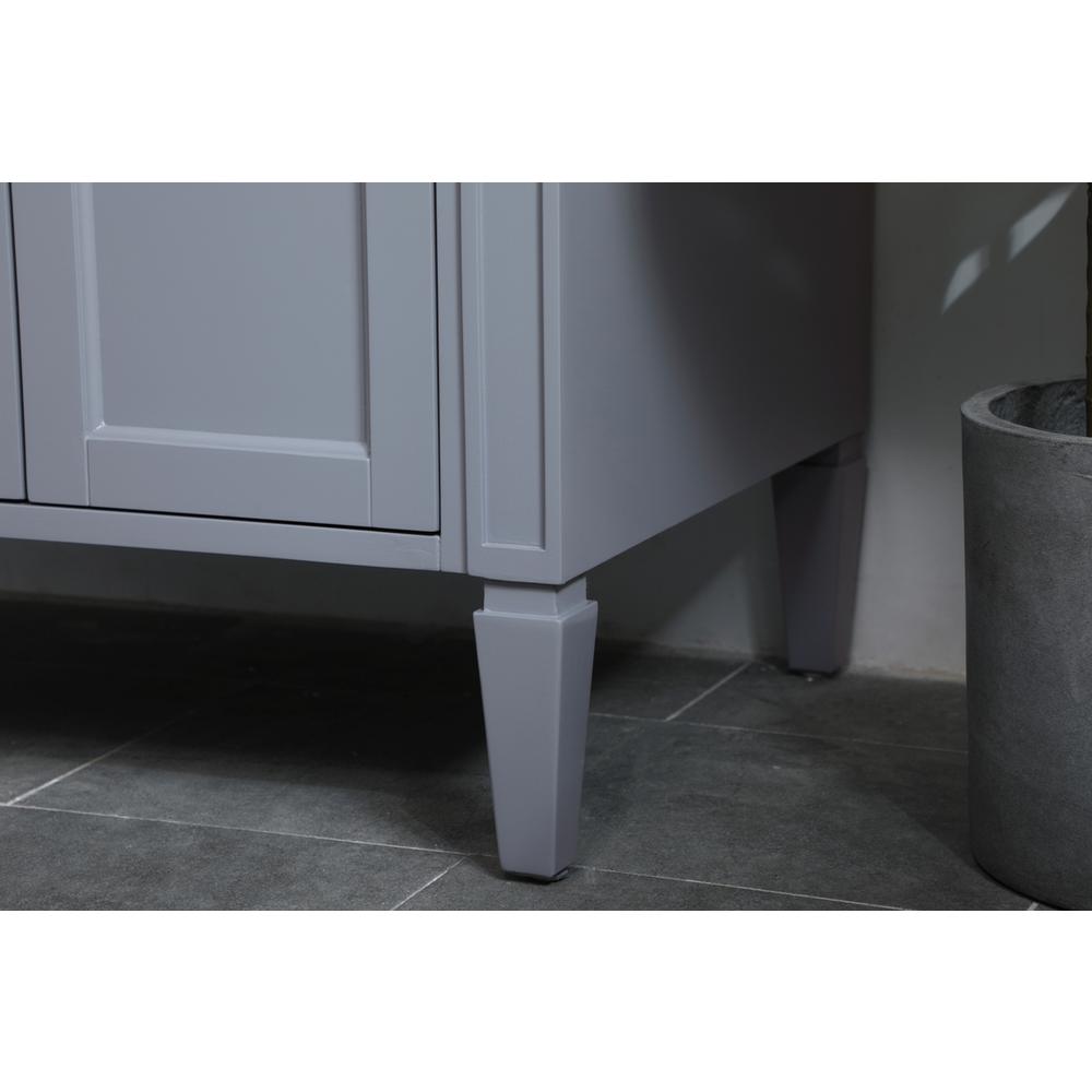 36 inch Single bathroom vanity in Grey. Picture 5