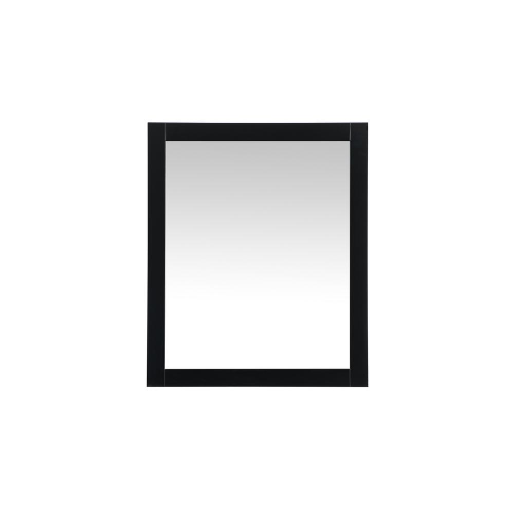 Aqua vanity mirror 30x36 inch in black. Picture 1