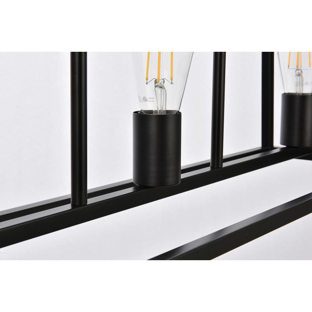 Voir 3 lights pendant in black. Picture 3