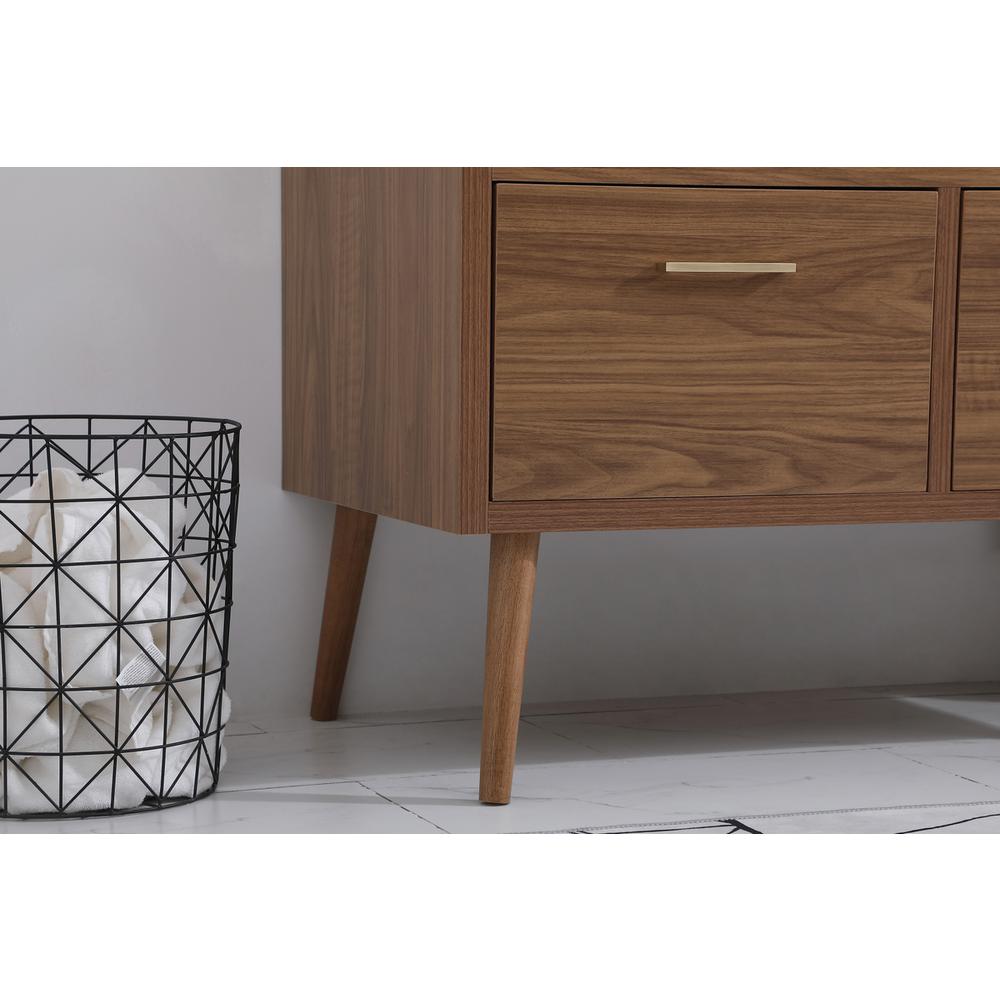 42 inch bathroom vanity in Walnut Brown. Picture 5