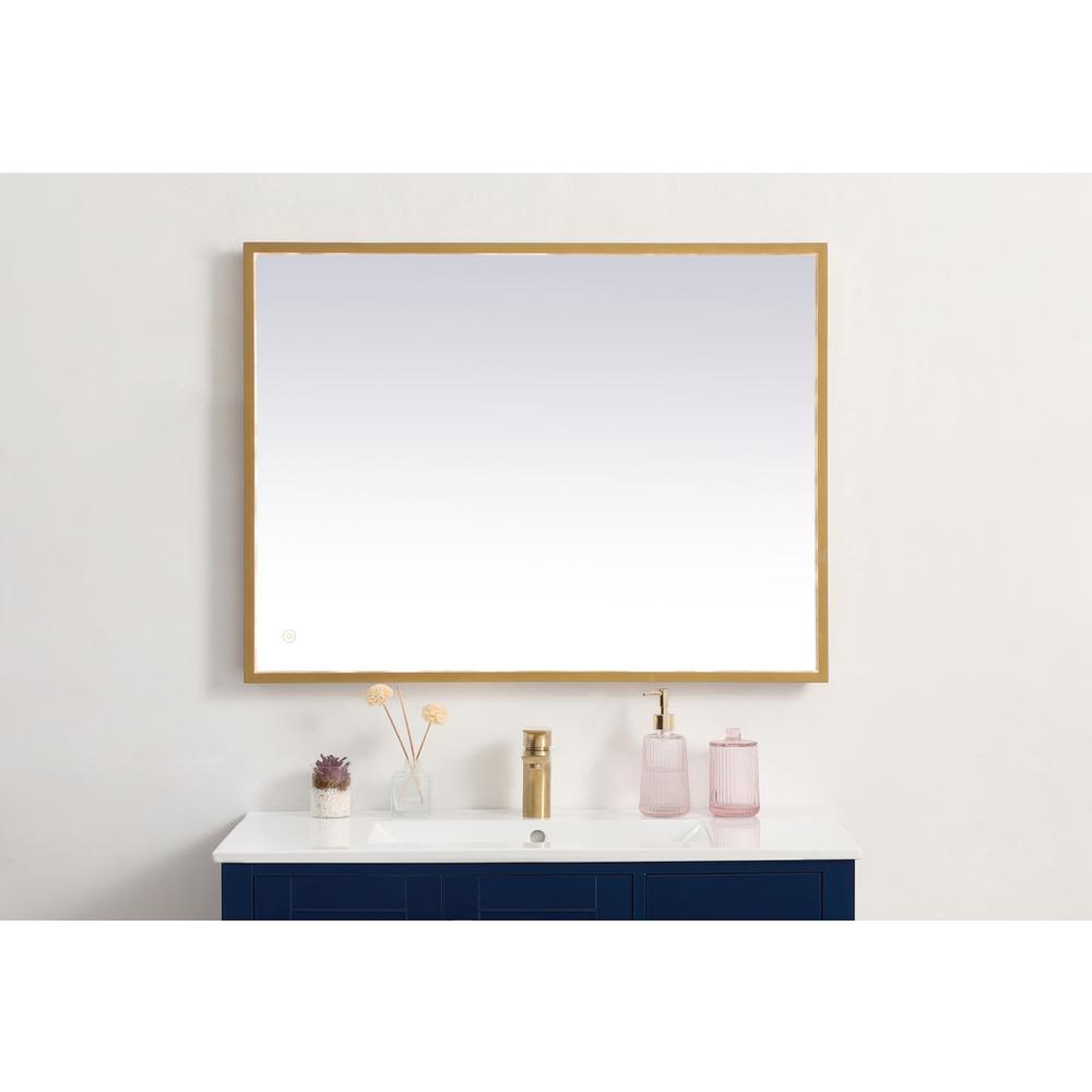 Pier 27x36 inch LED mirror with adjustable color temperature. Picture 12