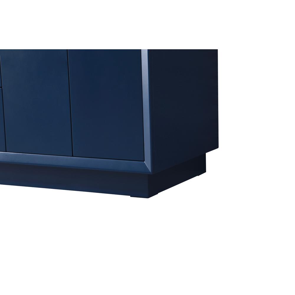 60 Inch Double Bathroom Vanity In Blue. Picture 13