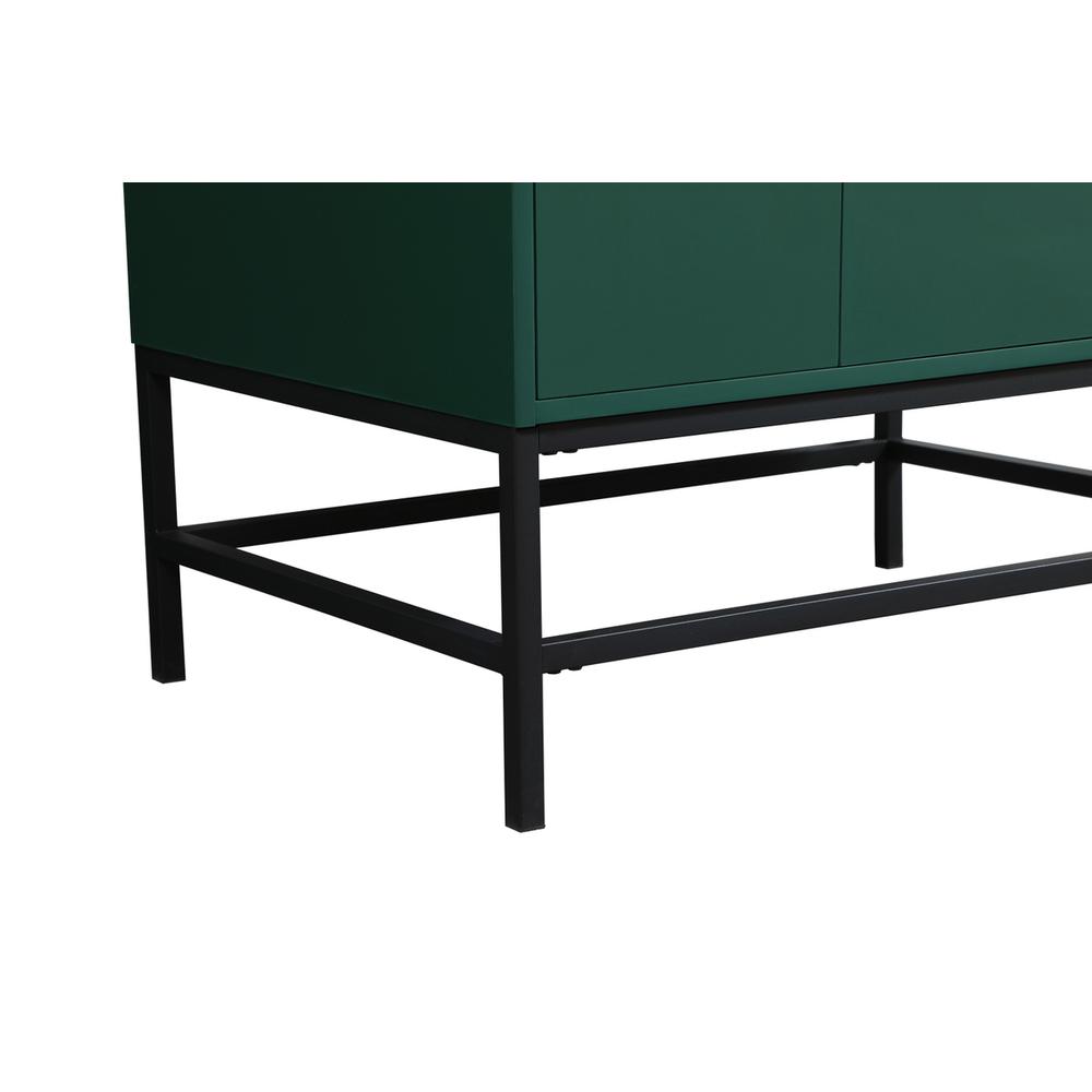 32 inch Single bathroom vanity in green. Picture 13
