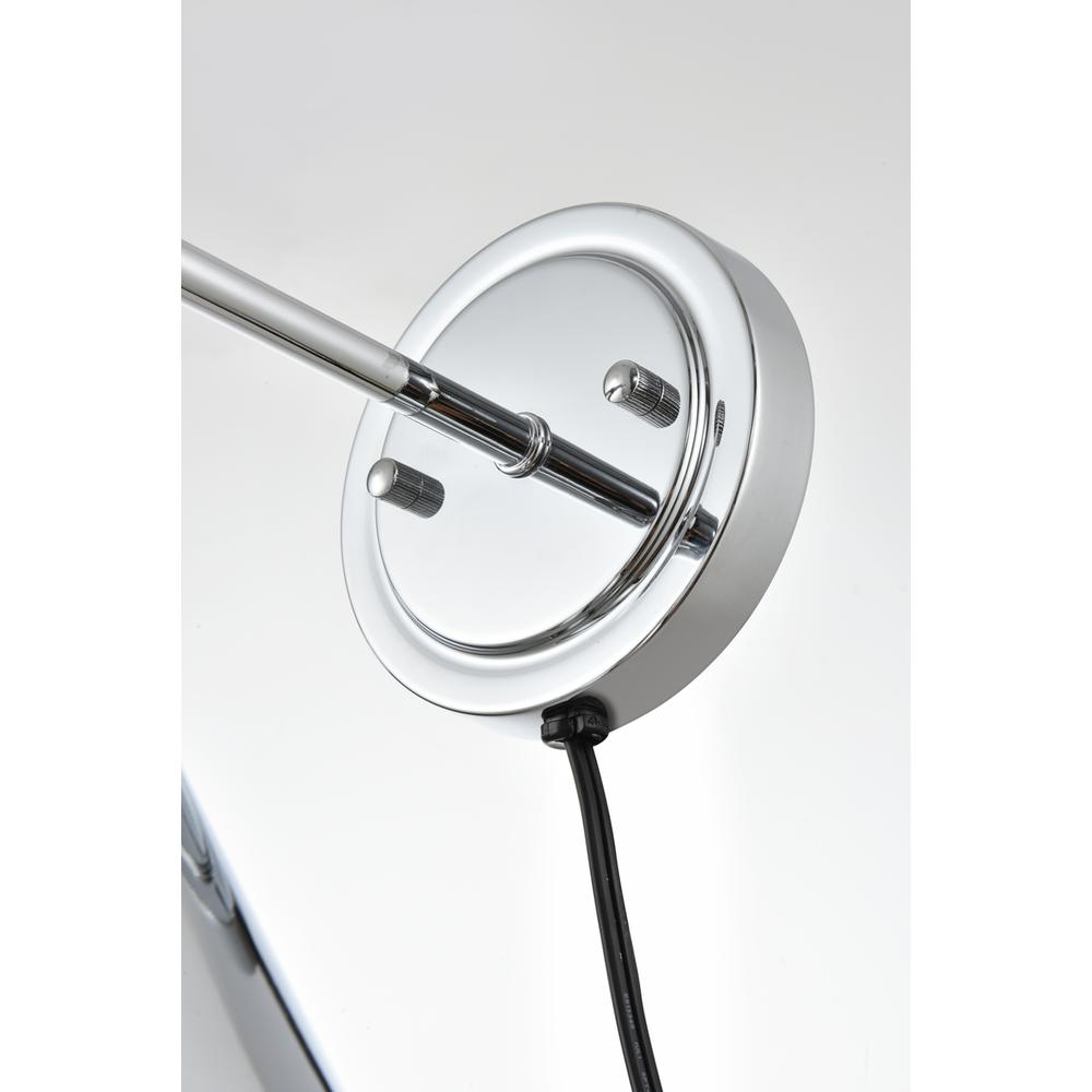 Blaise 1 light Chrome plug in wall sconce. Picture 5