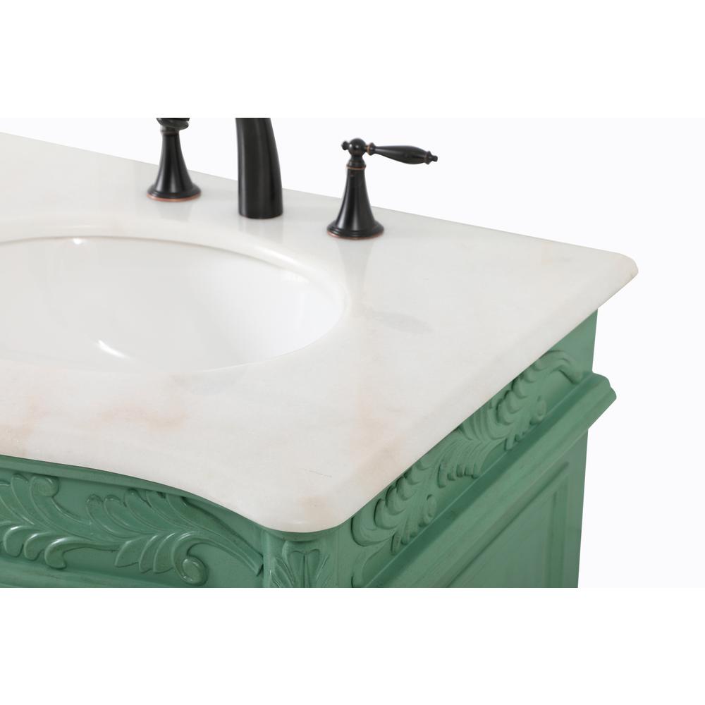 60 inch double bathroom vanity in vintage mint. Picture 11