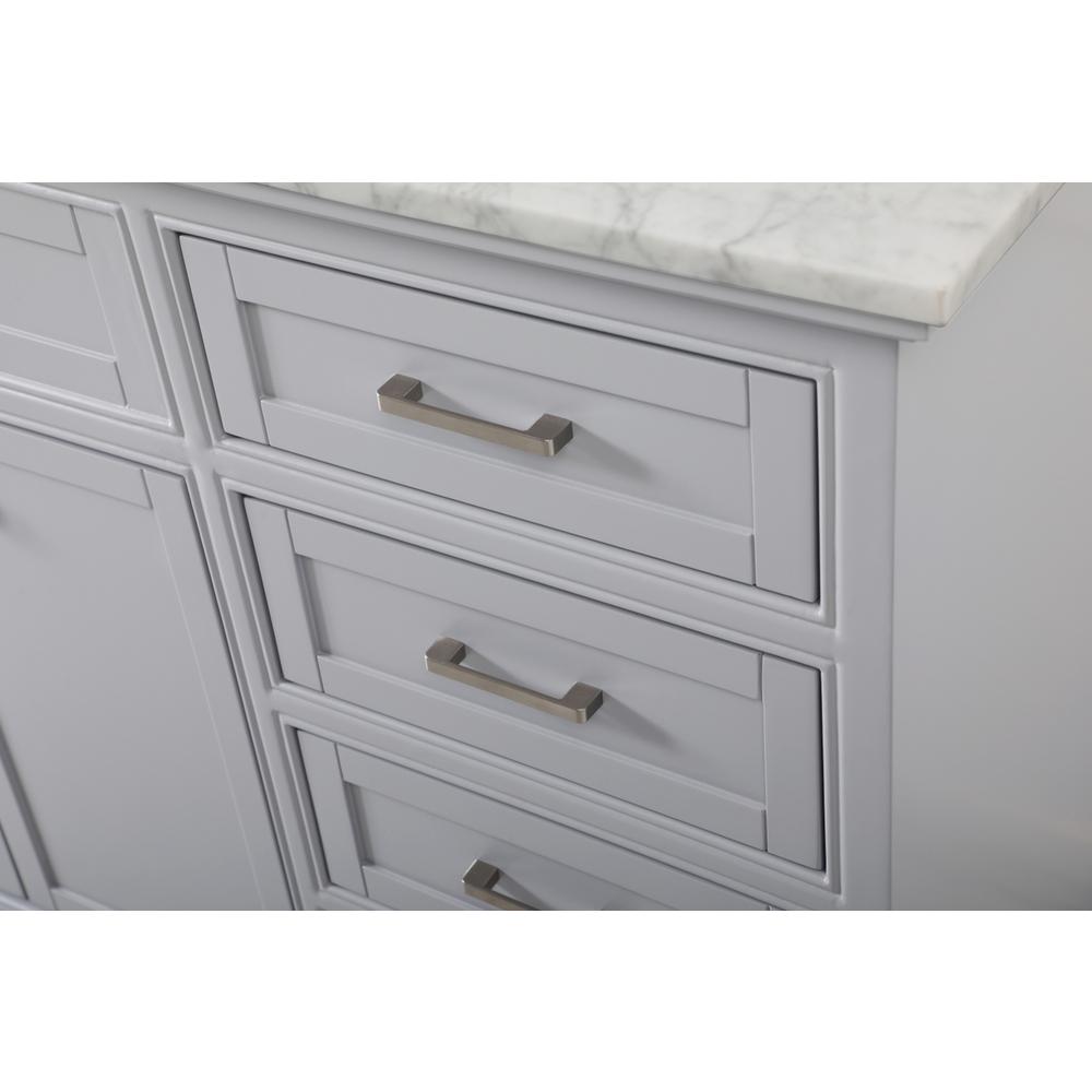 60 inch Single bathroom vanity in grey. Picture 12