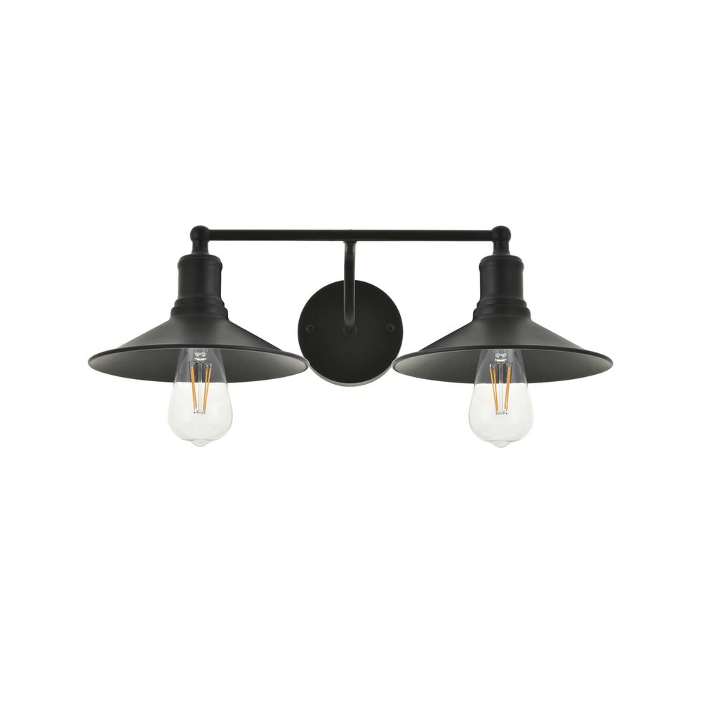 Etude 2 light black Wall Sconce. Picture 4