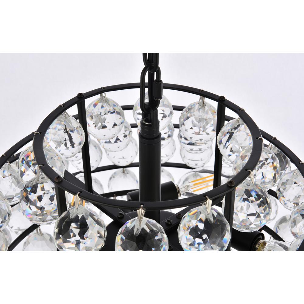 Savannah 18 inch pendant in black. Picture 5